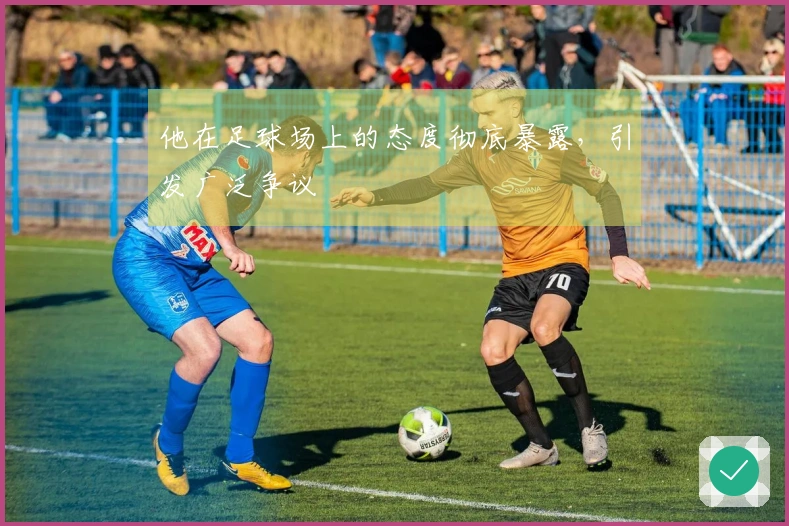 他在足球场上的态度彻底暴露，引发广泛争议